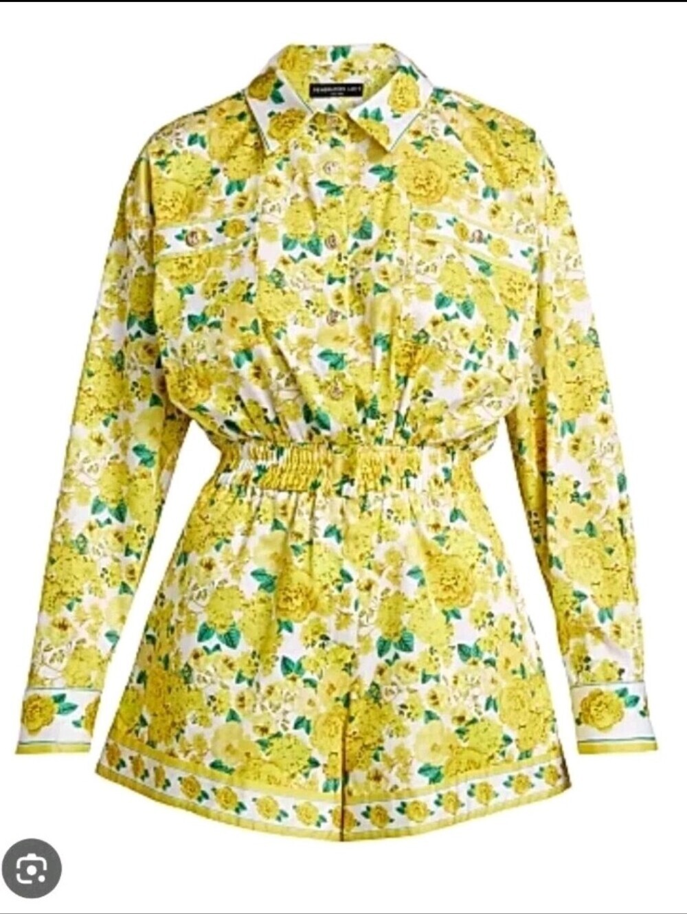 NWT Generation Love Year Floral Romper  Sz L